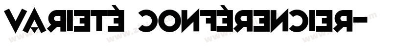 Varieté Conférencier字体转换